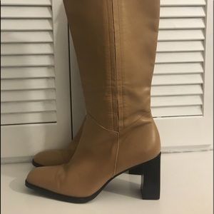 Etienne Aigner Carmel Leather Riding Boots